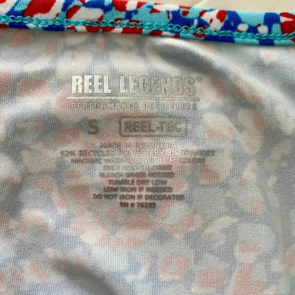 Reel Legends Reel-Tec Tank Side Ruched Detail Women's Size Small NEW